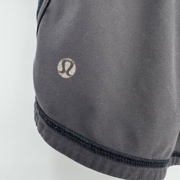 Lululemon Women’s Size 4 Solid Black Activewear Shorts - Picture 4 of 9